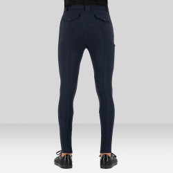 Calça de equitação Euro-star Gabriel Grip Connect Knee Noite Azul-marinho