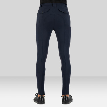 Calça de equitação Euro-star Gabriel Grip Connect Knee Noite Azul-marinho