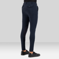 Calça de equitação Euro-star Gabriel Grip Connect Knee Noite Azul-marinho