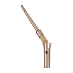 Pincel para cascos Imperial Riding pequeno recipiente Metálico taupe escuro Ouro
