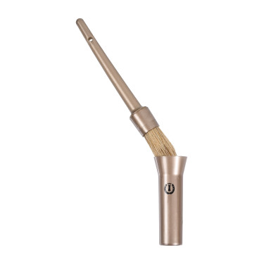 Pincel para cascos Imperial Riding pequeno recipiente Metálico taupe escuro Ouro