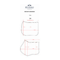 Manta de sela HV Polo Elisa GP Marinho Azul-marinho