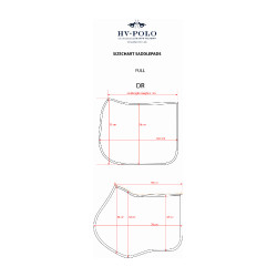 Manta de sela HV Polo Elisa GP Manta de sela HV Polo Elisa GP