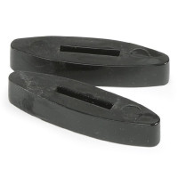 Paradores de rédeas de silicone Shires Preto