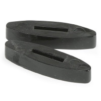 Paradores de rédeas de silicone Shires Preto