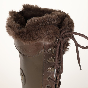 Botas de campo com atacadores Nola Shires Moretta Castanho