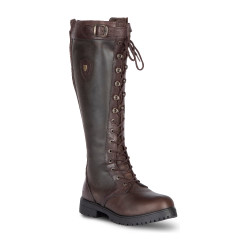 Botas de campo com atacadores Teramo Shires Moretta Castanho escuro