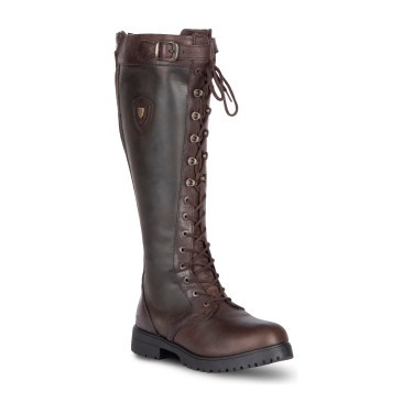 Botas de campo com atacadores Teramo Shires Moretta Castanho escuro