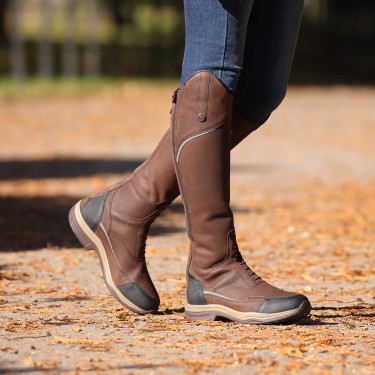 Botas altas Xgrip Voltana Shires Moretta Castanho