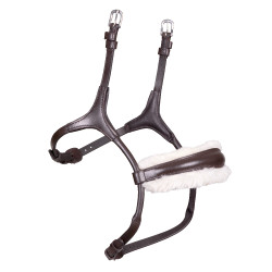 Caveção redondo forrado a polar Shires Velociti Rapida Castanho