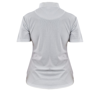 Camisa de concurso de mangas curtas Shires Aubrion Branco