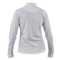 Camisa de concurso de mangas compridas Shires Aubrion Branco