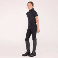 Camisa de concurso Optima Gx jovem cavaleiro Shires Aubrion Preto