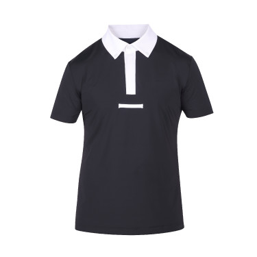 Camisa de concurso com zíper Optima MX masculino Shires Aubrion Preto