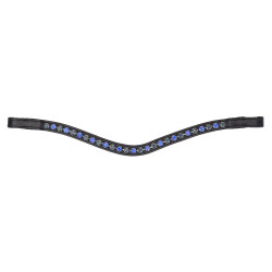 Frontal bicolor Shires Velociti Gara Preto / azul