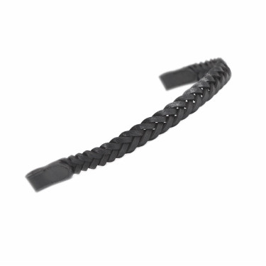 Frontal entrançado Shires Velociti Gara Preto