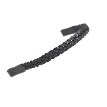 Frontal entrançado Shires Velociti Gara Preto