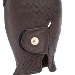 Luvas de equitação Estade Shires Aubrion Castanho