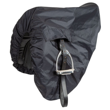 Capa de sela de dressage impermeável Shires Arma Preto