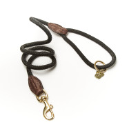 Trela de corda fina Shires Digby & Fox Preto