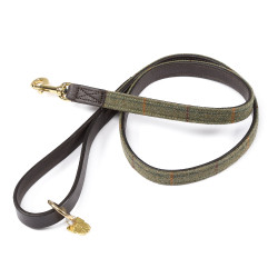 Trela para cão em tweed Shires Digby & Fox Xadrez vermelho/amarelo/azul Motivos