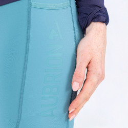 Legging de equitação React Non-Stop Shires Aubrion Bruma Azul