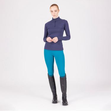 Legging de equitação React Rhythm Shires Aubrion pescador-martim Azul