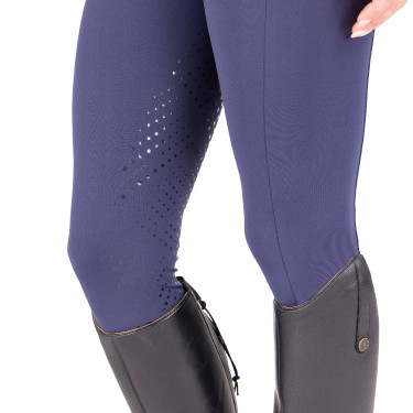 Legging de equitação React Sculpt Shires Aubrion Meia-noite Azul