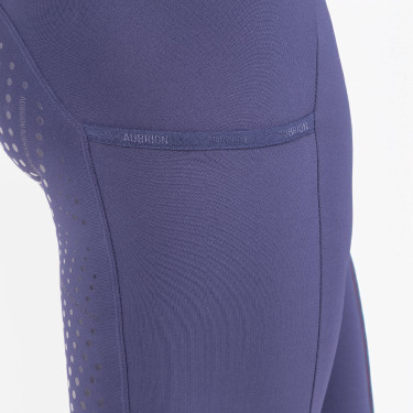 Legging de equitação React Sculpt Shires Aubrion Meia-noite Azul