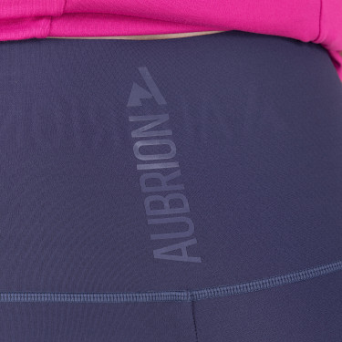 Legging de equitação React Sculpt Shires Aubrion Meia-noite Azul