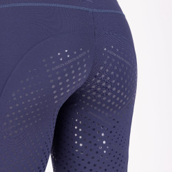 Legging de equitação React Sculpt Shires Aubrion Meia-noite Azul