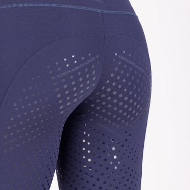 Legging de equitação React Sculpt Shires Aubrion Meia-noite Azul
