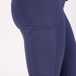 Legging de equitação React Sculpt Shires Aubrion Meia-noite Azul