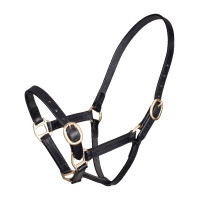 Cabeçada de couro ajustável Shires Velociti Gara Preto Cabeçada de couro ajustável Shires Velociti Gara Preto