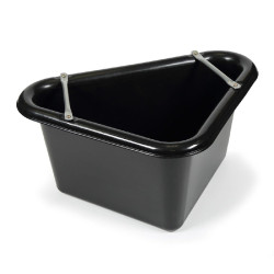 Manjedoura de canto Shires Ezi-Kit Preto