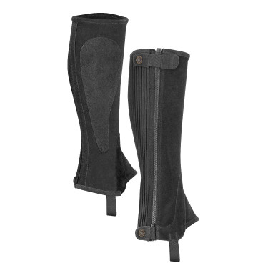 Mini-chaps em camurça infantil Shires Moretta Preto