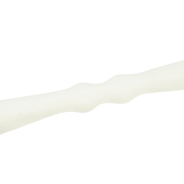 Bridão de agulhas com cano curvo EquiKind Softie Shires Aço Cinzento