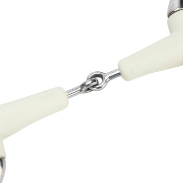 Mordente de azeitona de dupla quebra EquiKind Softie Shires Aço Cinzento