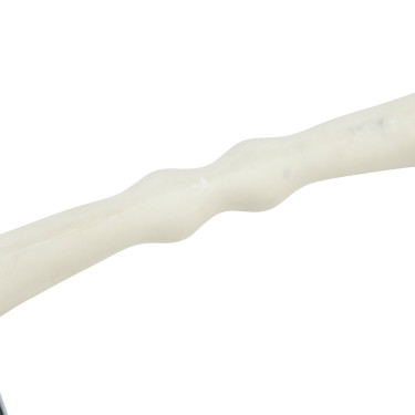Bridão Baucher com cano curvo EquiKind Softie Shires Aço Cinzento