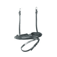 Muserola francesa de dressage Shires Velociti Rapida Preto