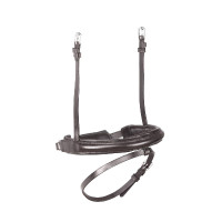 Muserola francesa de dressage Shires Velociti Rapida Castanho