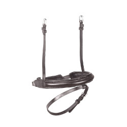 Muserola francesa de dressage Shires Velociti Rapida Castanho
