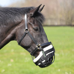 Cesto de pastagem removível AirFlow Deluxe preto Shires FreeGraze Preto