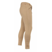 Calças de equitação masculinas Shires SaddleHugger Bege