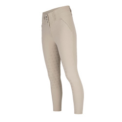 Calças de equitação Optima Px Shires Aubrion Bege