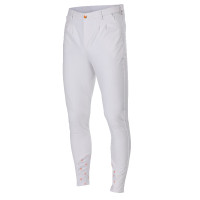 Calças de equitação Walton homem Shires Aubrion Branco