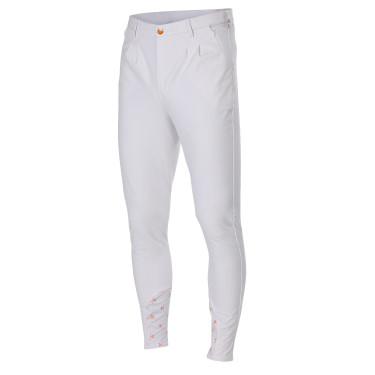 Calças de equitação Walton homem Shires Aubrion Branco Calças de equitação Walton homem Shires Aubrion Branco