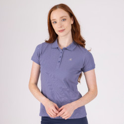 Polo de mangas curtas Equestrian Shires Aubrion Tempestade Azul