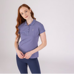 Polo de mangas curtas Equestrian Shires Aubrion Tempestade Azul