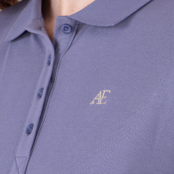 Polo de mangas curtas Equestrian Shires Aubrion Tempestade Azul